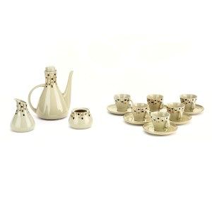 Zofia Galińska Zakłady Porcelitu Stołowego Pruszków w Pruszkowie, Serwis do kawy Kajtek, lata 60. XX w.
