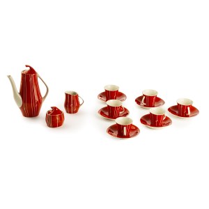 Józef Wrzesień Zakłady Porcelany i Porcelitu w Chodzieży, Serwis do kawy Iza, lata 60. XX w.