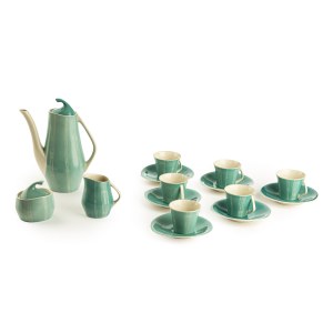 Józef Wrzesień Zakłady Porcelitu w Chodzieży, Serwis do kawy Iza, lata 60. XX w.