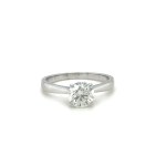 2.57 GR WHITE GOLD RING WITH DIAMONDS - RNG41102