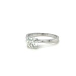 2.57 GR WHITE GOLD RING WITH DIAMONDS - RNG41102