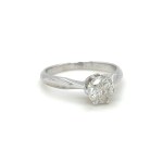 3.23 GR WHITE GOLD RING WITH DIAMONDS - RNG40903