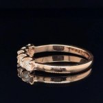 2.95 GR ROSE GOLD RING WITH DIAMONDS - RNG40109