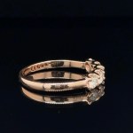 2.95 GR ROSE GOLD RING WITH DIAMONDS - RNG40109