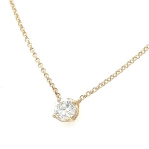 2.69 GR YELLOW GOLD CHOKER WITH DIAMONDS - DH-P199