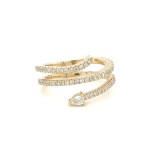 5.15G YELLOW GOLD RING WITH DIAMONDS - A3531