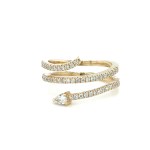 5.15G YELLOW GOLD RING WITH DIAMONDS - A3531