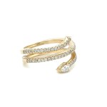5.15G YELLOW GOLD RING WITH DIAMONDS - A3531