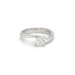 3.93 GR NATURAL WHITE GOLD RING WITH DIAMONDS - RNG40904