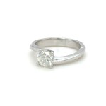 3.93 GR NATURAL WHITE GOLD RING WITH DIAMONDS - RNG40904