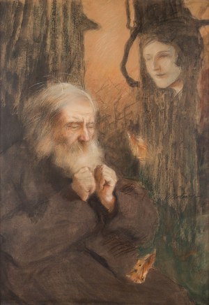 Teodor Axentowicz, Wizja - wspomnienie, po 1900.