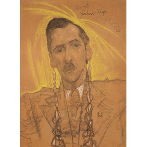 Stanisław Ignacy Witkiewicz Witkacy, Portret Antoniego Krahelskiego, 1934
