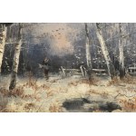 Fischhof Georg (1859-1914), Winter landscape