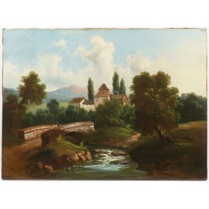Painter 19th century, Country Landscape