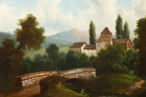Painter 19th century, Country Landscape