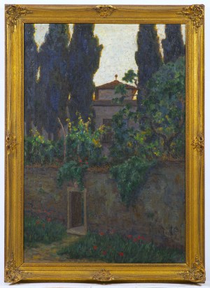 19th-century Italian painter, Landscape with House
