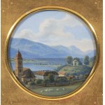 Johann Nepomuk Schödlberger (1779 -1853 ), View of Gmunden