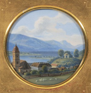 Johann Nepomuk Schödlberger (1779 -1853 ), View of Gmunden