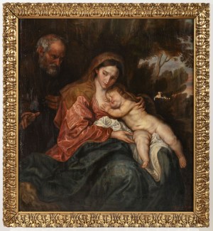 Painter probably 18th Century, after Anthonis van Dyck, The Rest on the Flight into Egypt