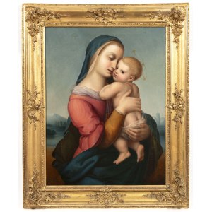 19th century painter After Raphael, Tempi Madonna, Tempi Madonna