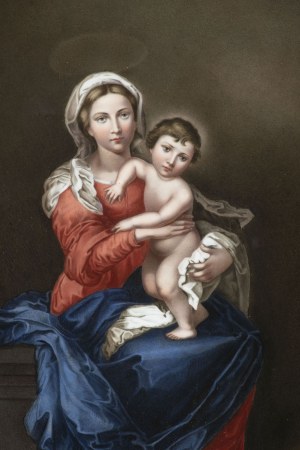 19th century Painter, Mary with child