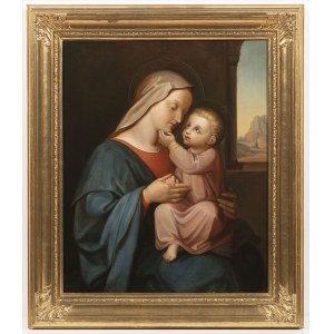 19th century painter, Madonna and Child