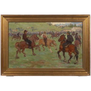 Oswald Roux (1880 - 1961 Wien), At the races