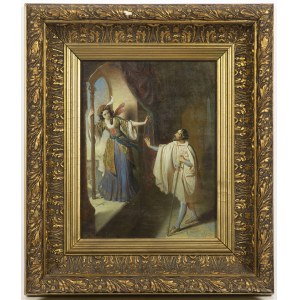 19th century painter, Gallant scene