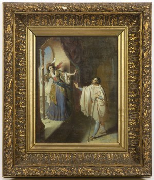 19th century painter, Gallant scene