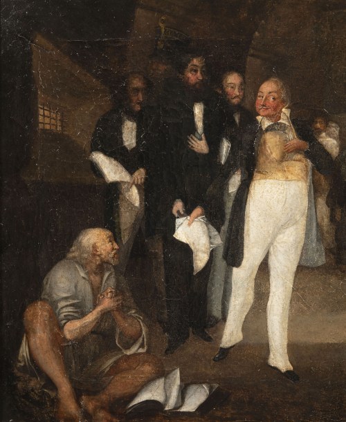 Eduard von Grützner (1846-1925)- Attributed, A Company of Gentlemen