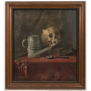 19th-century painter, Vanitas still life