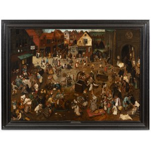 After Pieter Bruegel the Elder, The Fight Between Carnival and Lent .