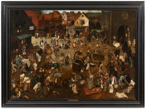 After Pieter Bruegel the Elder, The Fight Between Carnival and Lent .
