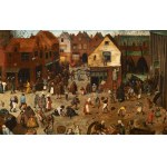 After Pieter Bruegel the Elder, The Fight Between Carnival and Lent .