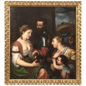 Painter 18h century After Titian, The Allegory of Marriage