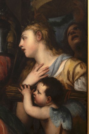 Painter 18h century After Titian, The Allegory of Marriage