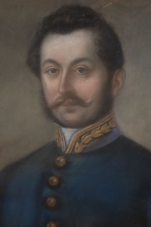19th-century French painter, Portrait of a man in uniform