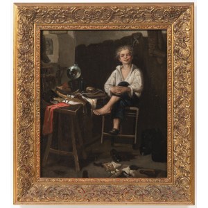Bokelmann, Christian Ludwig Attributed, In the Workshop of a Cobbler