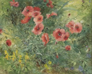 Oldřich Blažíček (1887 - 1953), Poppy flower still life