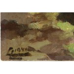Painter 20 th century, Children with Geese