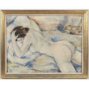 20th century painter, Lying act