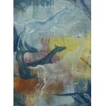German School, around 1910, Horses in an Abstract Landscape