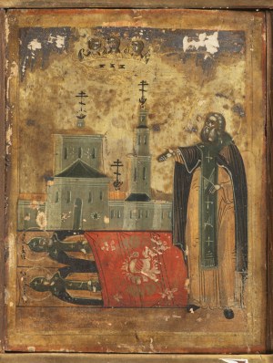 Eastern European School, Saint Sergius as Father of the Monastery