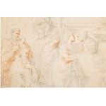 Italian, Late 16th or 17th Century, Figure Studies for The Visitation