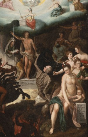 Flemish Master around 1600, Allegory of the divine judgement