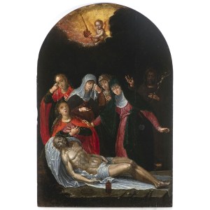 Johann Andreas Rauch (1575 - 1632), Lamentation of Christ with St Francis