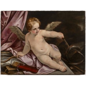 Elisabetta Sirani (1638-1665), Amor Vincit Bellum (Love Conquers War)