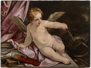 Elisabetta Sirani (1638-1665), Amor Vincit Bellum (Love Conquers War)