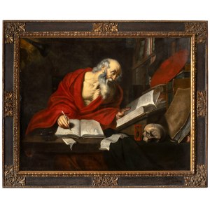 Peter van Mol (1599-1650) - attributed to, - Saint Gerome in his Study