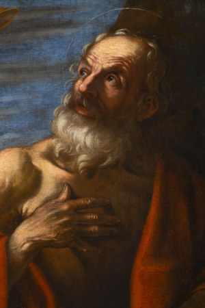 Bolognese Master of the 17th Century, The St. Jerome hears the trumpets of the Last Judgment